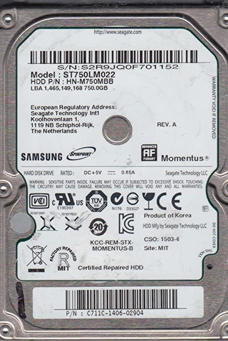 Seagate Momentus 750GB Internal Hardisk SATA