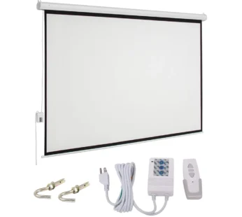 84″ Electric Projector Screen Matte White With Remote Control 4:3 (171cm x128cm)