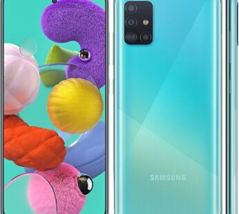 Samsung Galaxy A51 128GB ROM 4GB RAM 6.5″ Super AMOLED 48MP Quad Back Camera Android 10.0 4000mAh Battery 4G LTE Dual SIM 2 Years East Warranty