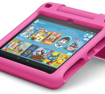 Amazon Fire HD 8 Kids 8 inch 32GB 2GB RAM 2MP Front Camera 2MP Rear Camera USB-C Kid-Proof Case With Stand Built in rechargeable battery