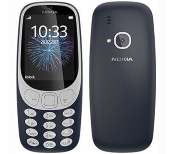 Nokia 3310 16MB Storage (Expandable) 16MB RAM 2.4″ TFT Display Dual SIM 2MP Camera 1200mAh Battery