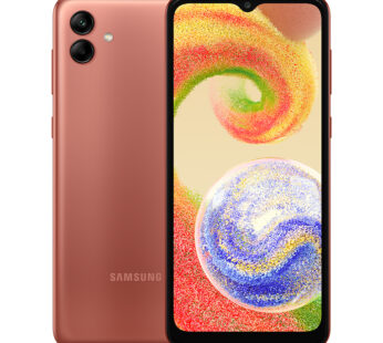 Samsung Galaxy A04 32GB ROM 3GB RAM 6.5″ Display Dual 50MP Camera Dual SIM Android 12 5000mAh 24 Months E.A Warranty