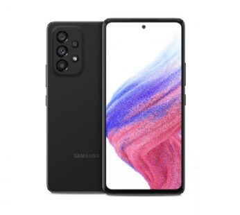 Samsung Galaxy A53 128GB ROM 6GB RAM 5G 6.5″ Super AMOLED Display 64MP Quad Camera Android 12 One UI 4.1 Fast charging 25W Li-Po 5000mAh non-removable Battery 24 Months Warranty