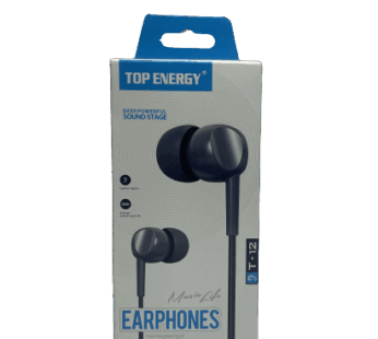 Top Energy Deep Powerful Sound Stage Wired 3.5MM Earphones T-12