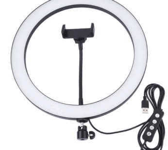 JMary 10″ Ring Light Kit FM-536A Without Tripod Stand