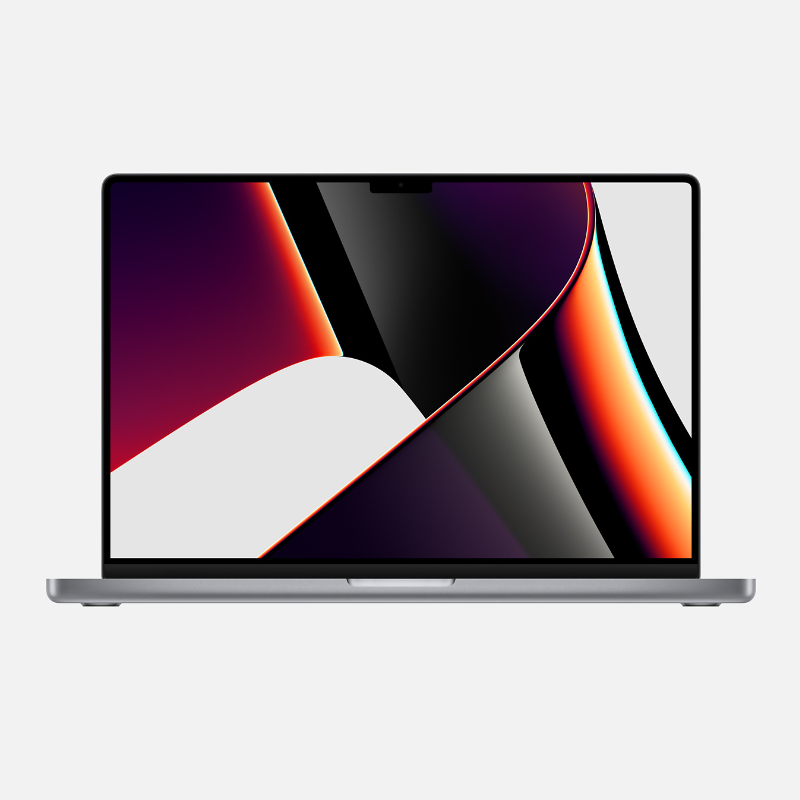 Apple MacBook Pro 16.2" Liquid Retina XDR Display 16GB RAM 512GB SSD M1 Pro Chip 8C CPU 14C GPU ProMotion Thunderbolt 4 Touch ID Late 2021 Model With M1 Chip MK183 Space Gray