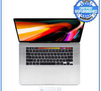 Apple MacBook Pro A2141 2019 Model 16″ LED‑backlit IPS Display 2.3GHz 8‑Core Intel Core i9-9880H 16GB of 2666MHz DDR4 RAM 1TB SSD 4GB GDDR6 AMD Radeon Pro 5500M 720p FaceTime HD Camera Dolby Atmos Audio 6 Months Warranty
