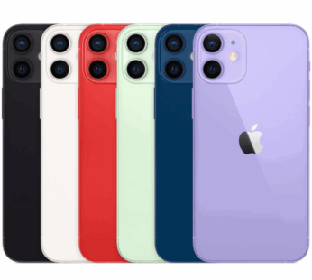 Apple iPhone 12 Mini 128GB 4GB RAM 5G Speed A14 Bionic 5.4″ Super Retina XDR OLED iOS 14.1 Dual 12MP Camera 2227mAh Fast Charging Battery 3 Months Warranty