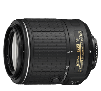 Nikon AF-S DX NIKKOR 55-200mm f/4-5.6G ED VR II Lens Black