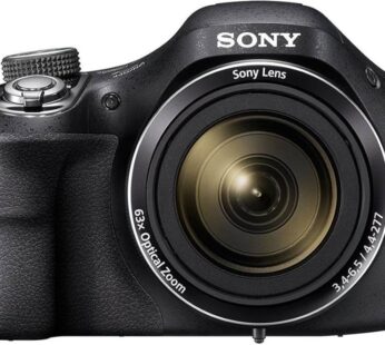 Sony DSC-H400 CyberShot 3.0″ 63x Optical Zoom 20.1MP Digital Camera Black