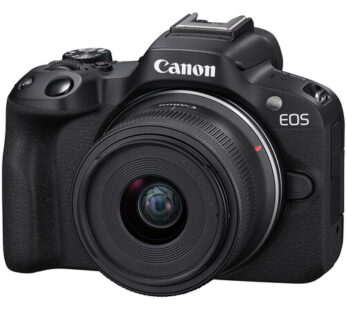 Canon EOS R50 Mirrorless Camera 24.2MP APS-C CMOS Sensor DIGIC X Image Processor UHD 4K 30p Video Recording with RF-S 18-45mm f/4.5-6.3 IS STM Lens