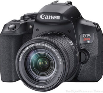 Canon EOS 850D (Rebel T8i) Digital SLR Camera Body w/Canon EF-S 18-55mm