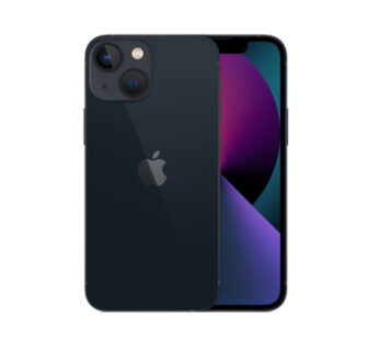 Apple iPhone 13 Mini 128GB ROM 4GB RAM 5.4″ Super Retina XDR OLED Display 5G Speed Apple A15 Bionic Hexa-core Processor iOS 15 Dual 12MP Camera 2438mAh 18W Fast Charging Battery Pre-Owned Abroad 6 Months Warranty Kit Only